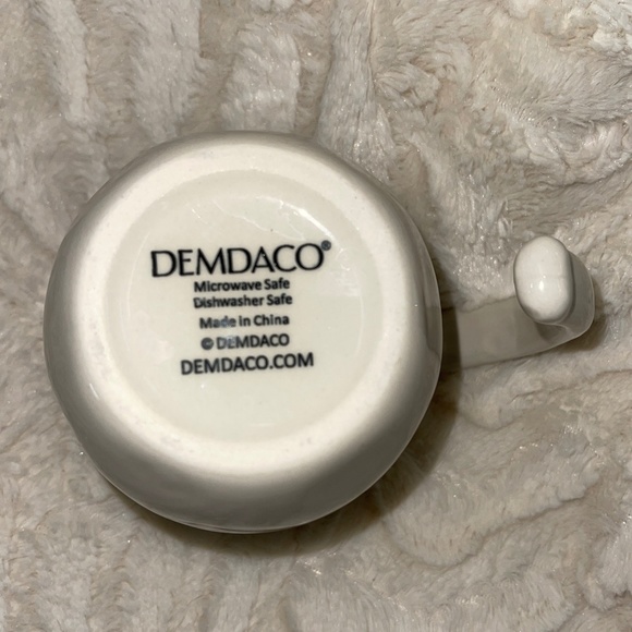 Demdaco Joyful Heart Coffee Mug Large Handle Cream & Brown NEW NWOT Gift - Picture 4 of 4